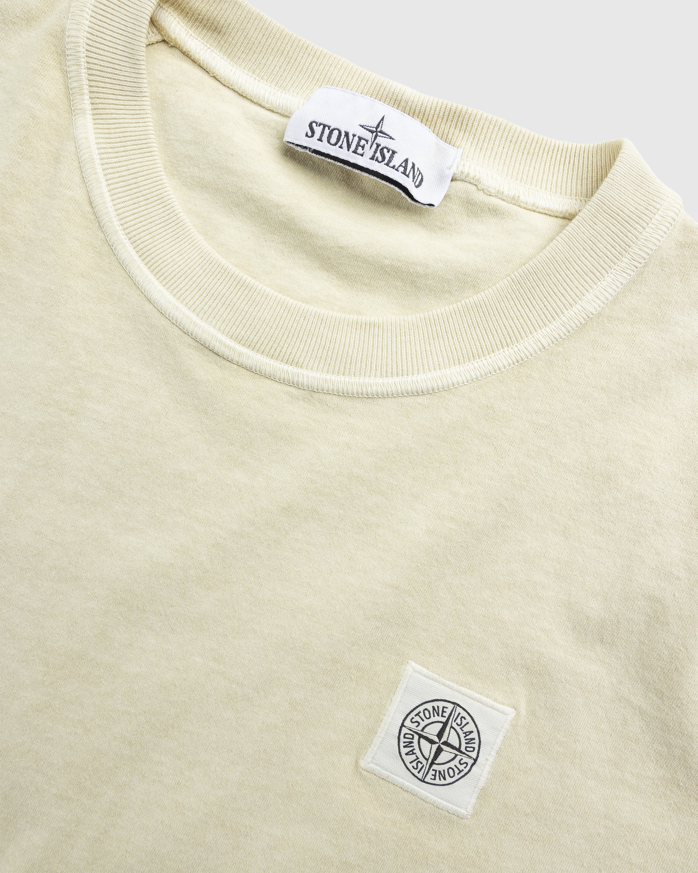 Stone Island Fissato T Shirt Natural Beige Highsnobiety Shop